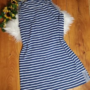 June and Delaney Tank Dress Stripe Women L